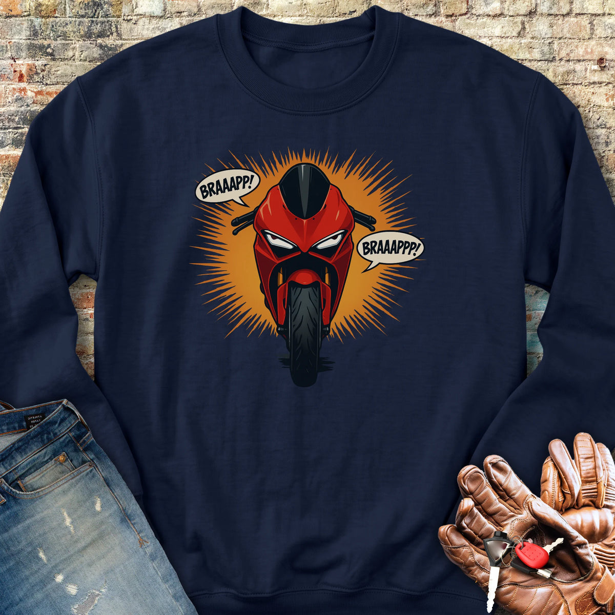 BRAAPPP Sweatshirt - Navy
