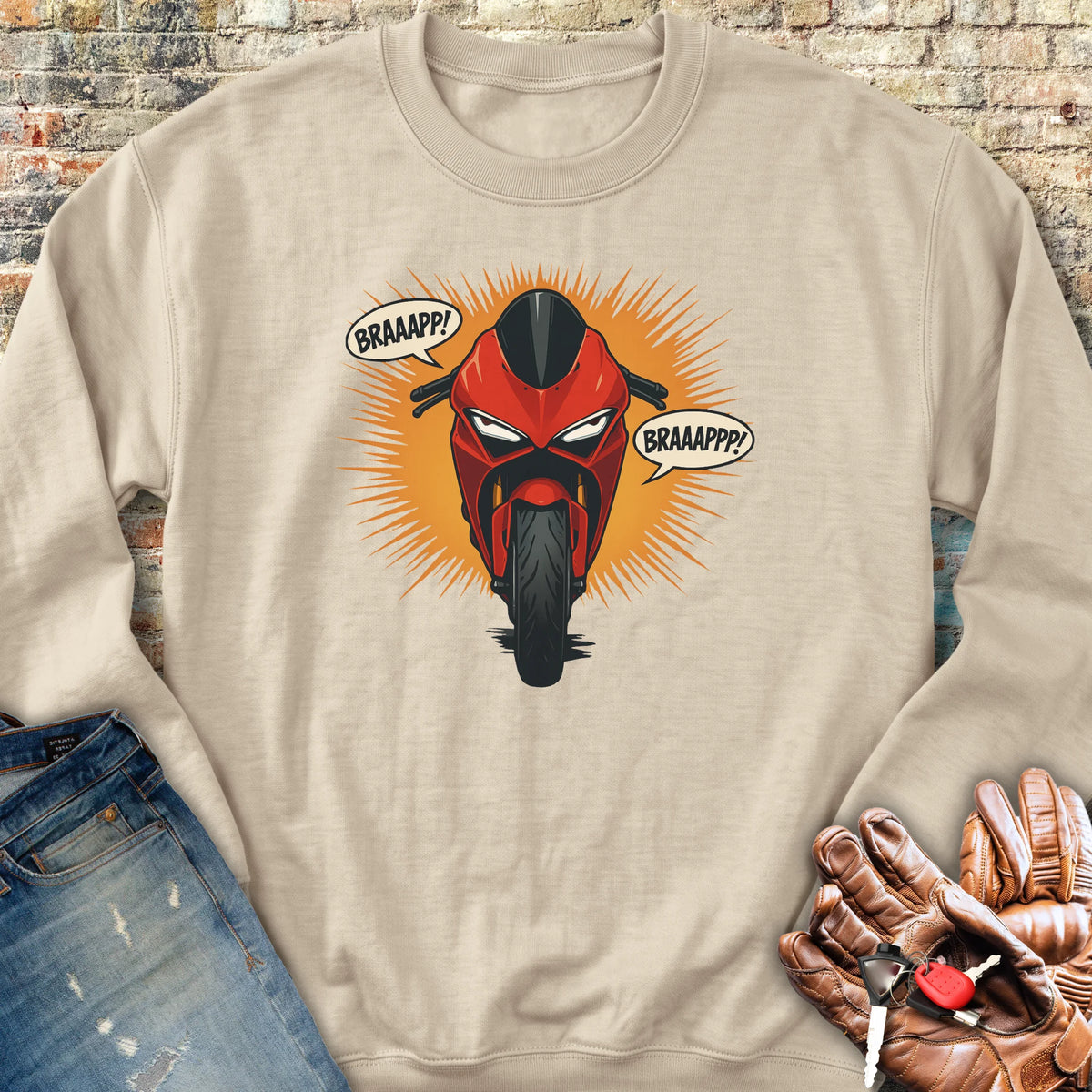 BRAAPPP Sweatshirt - Sand