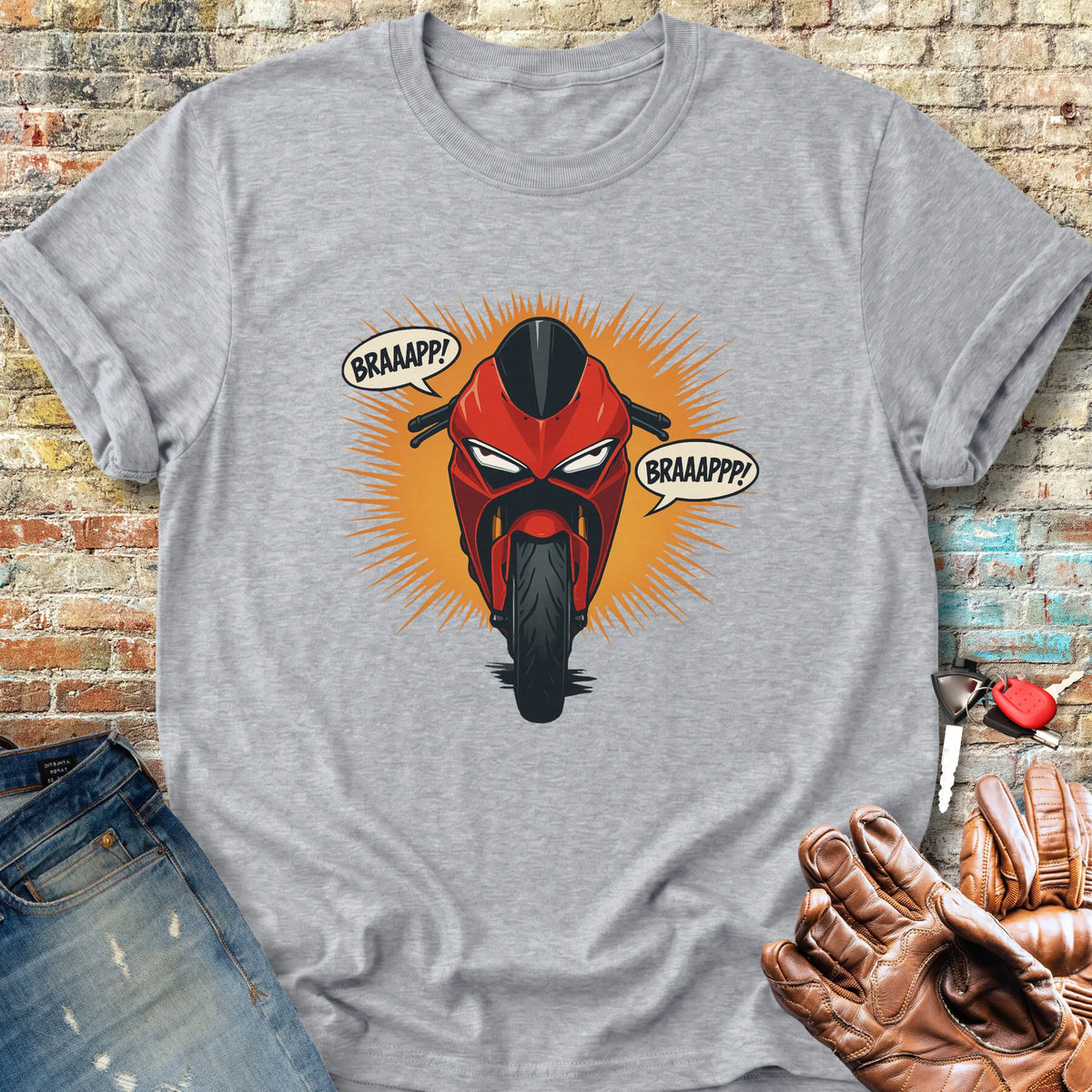 BRAAPPP Classic T-Shirt - Sport Grey