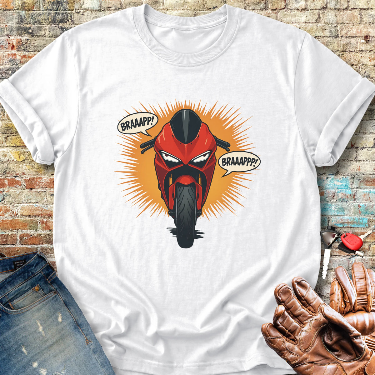 BRAAPPP Classic T-Shirt - White