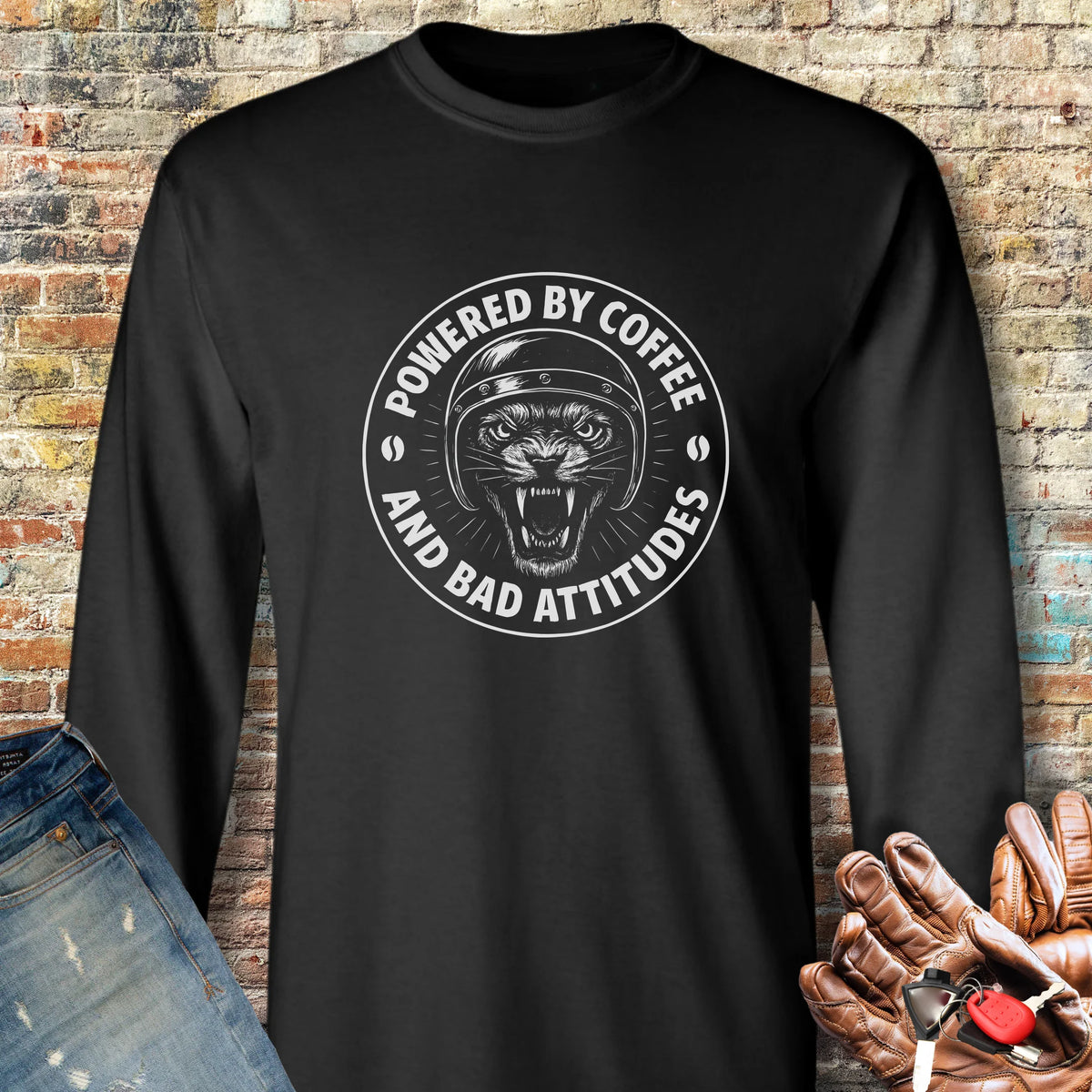 Bad Attitudes Long Sleeve T-Shirt - Black