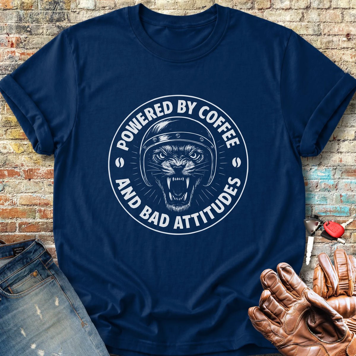 Bad Attitudes Classic T-Shirt - Navy