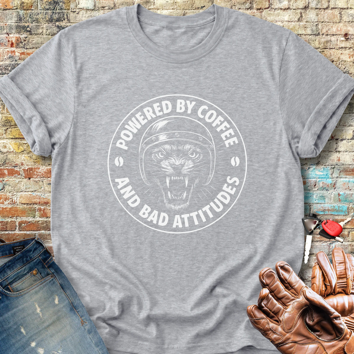 Bad Attitudes Classic T-Shirt - Sport Grey