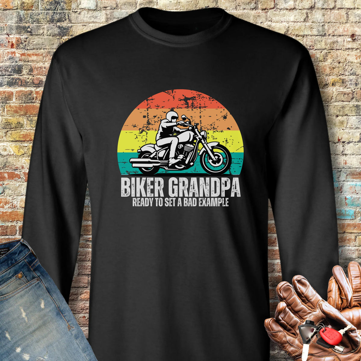 Bad Example Long Sleeve T-Shirt - Black