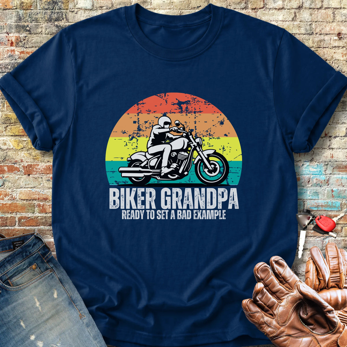 Bad Example Classic T-Shirt - Navy