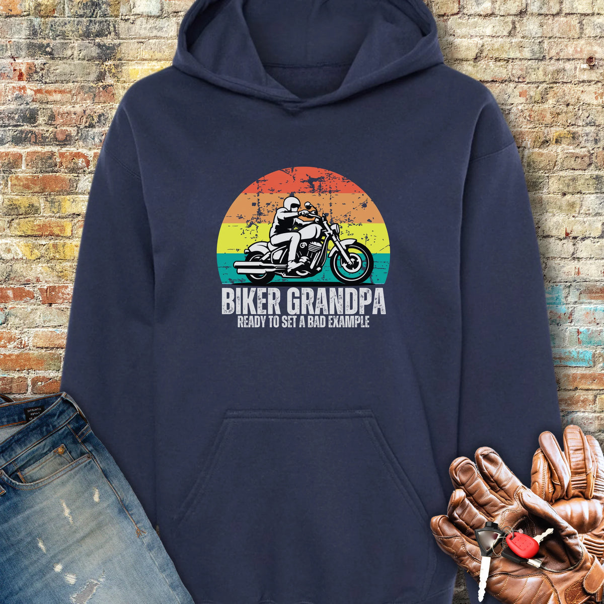 Bad Example Hoodie - Navy