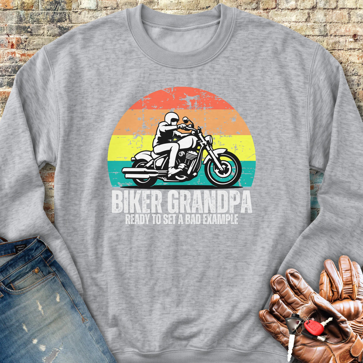 Bad Example Sweatshirt - Sport Grey