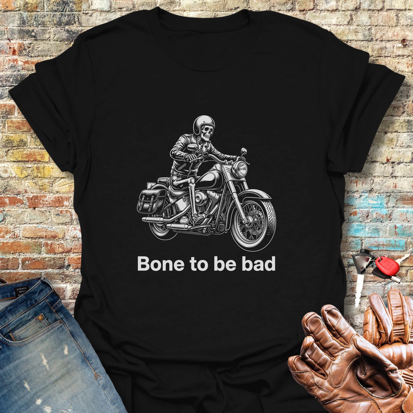 Bad Skeleton T-Shirt - Black