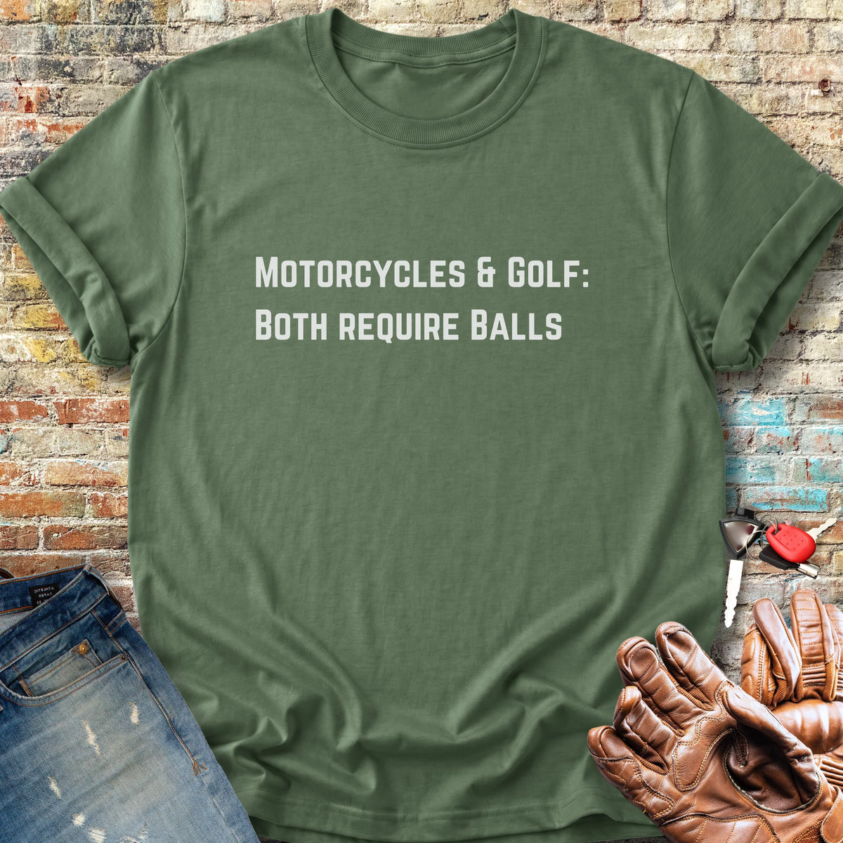 Balls Classic T-Shirt - Military Green