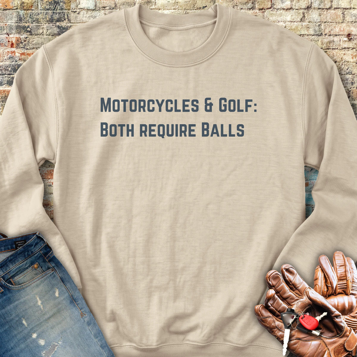 Balls Sweatshirt - Sand