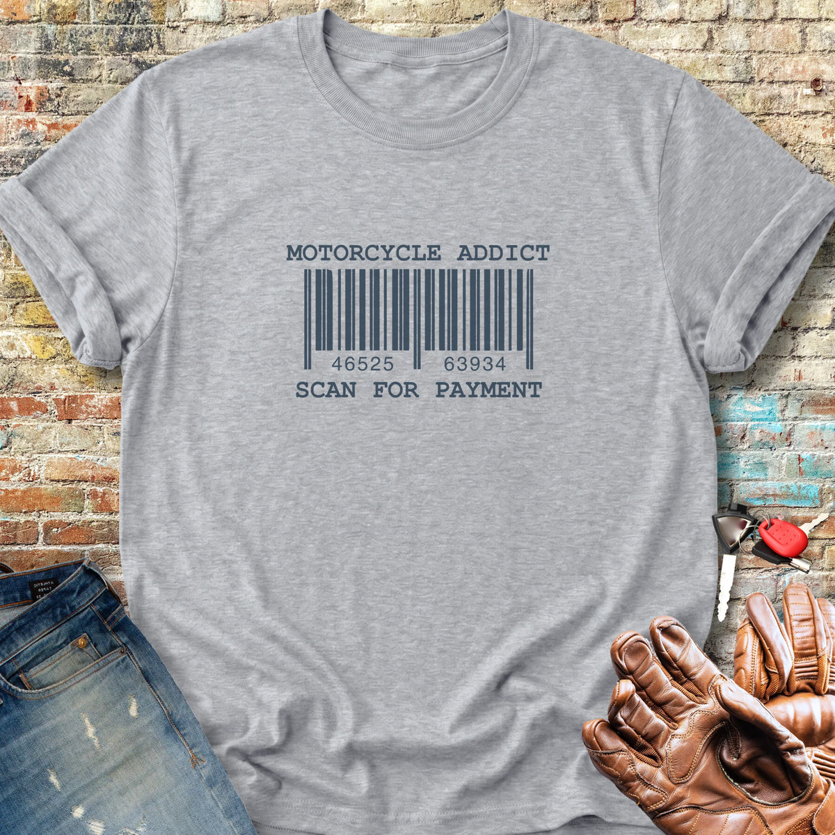 Barcode Classic T-Shirt - Sport Grey