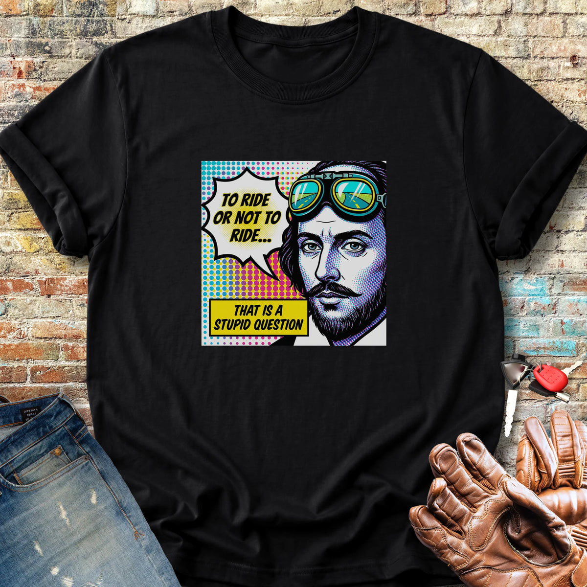 Bard Quote Classic T-Shirt - Black