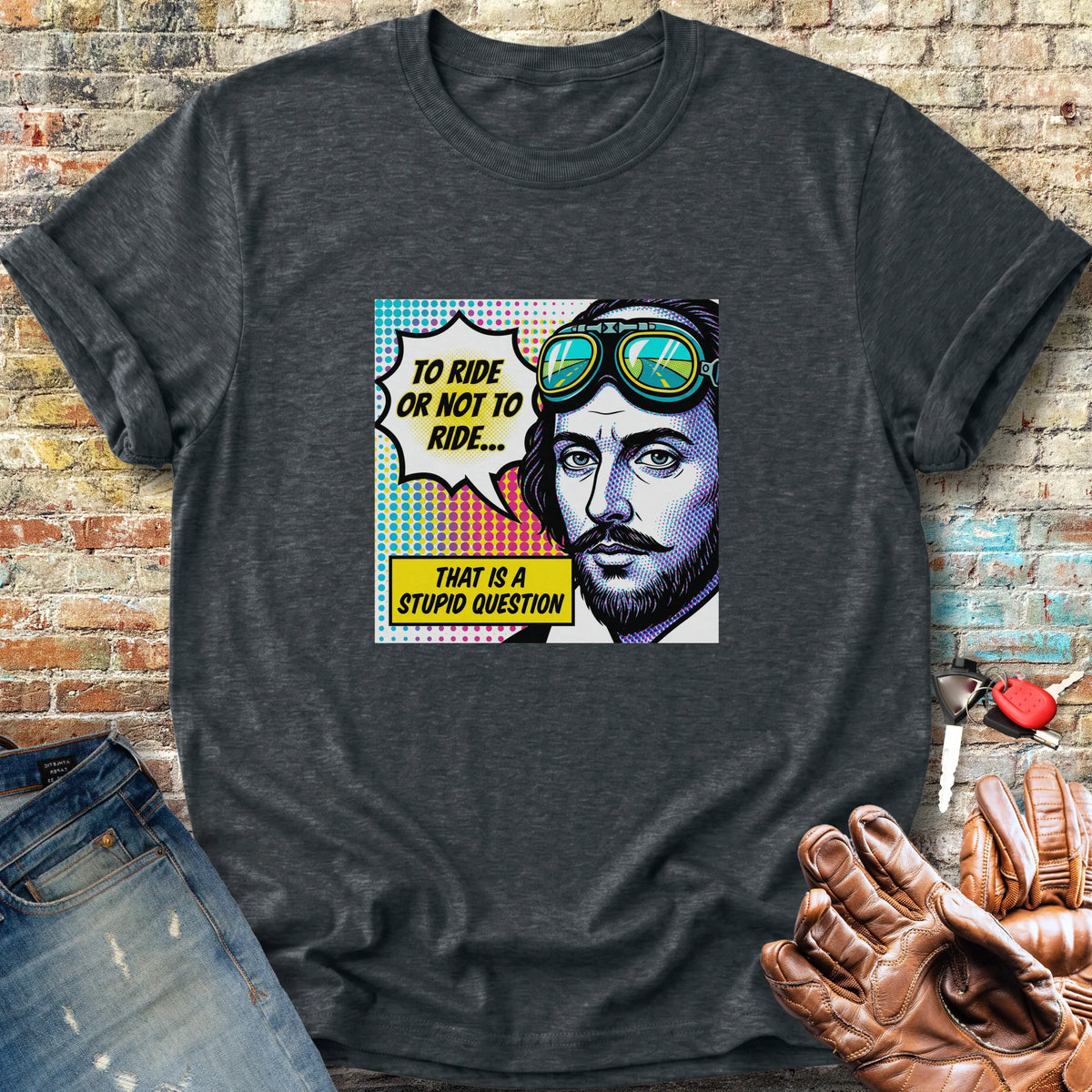 Bard Quote Classic T-Shirt - Dark Heather