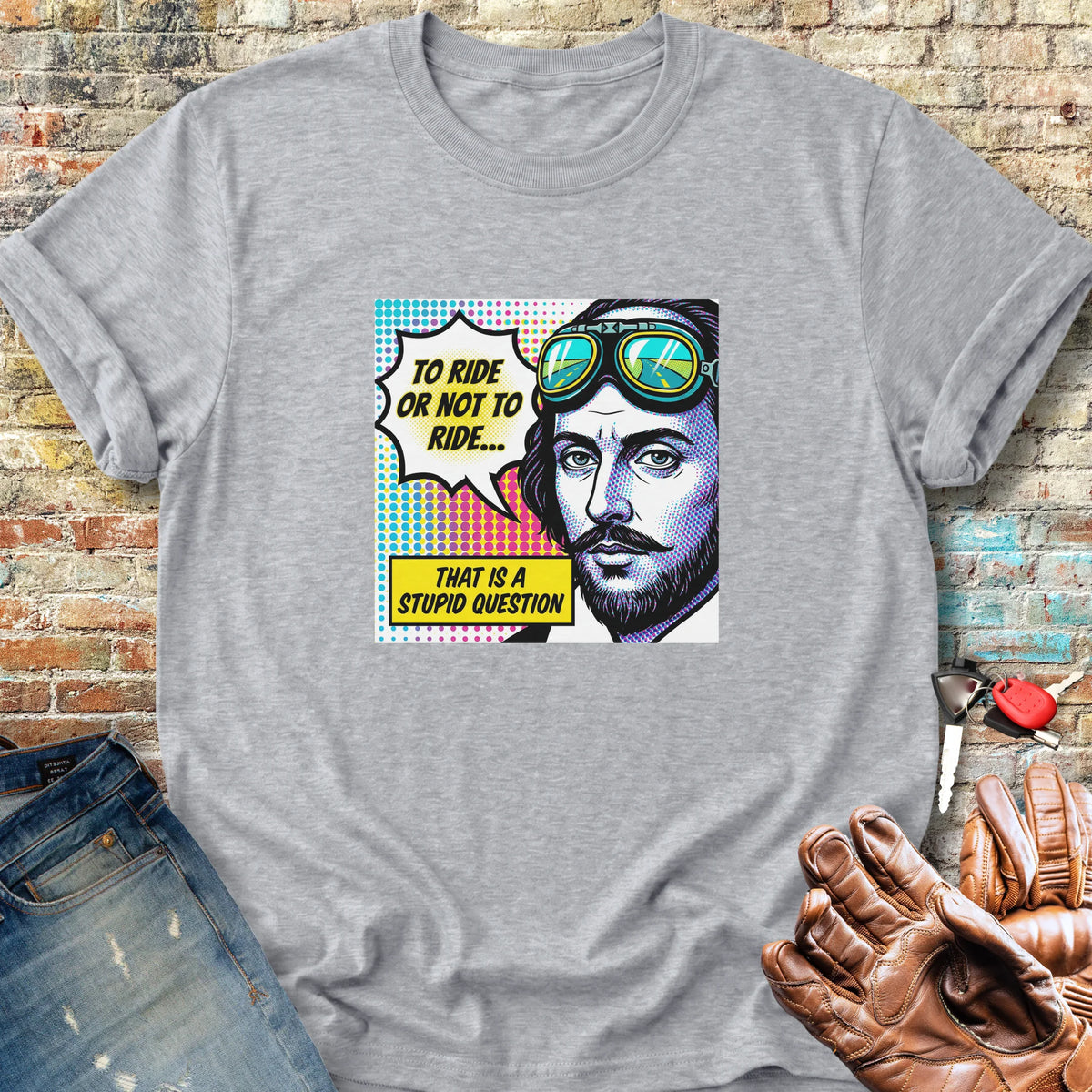 Bard Quote Classic T-Shirt - Sport Grey