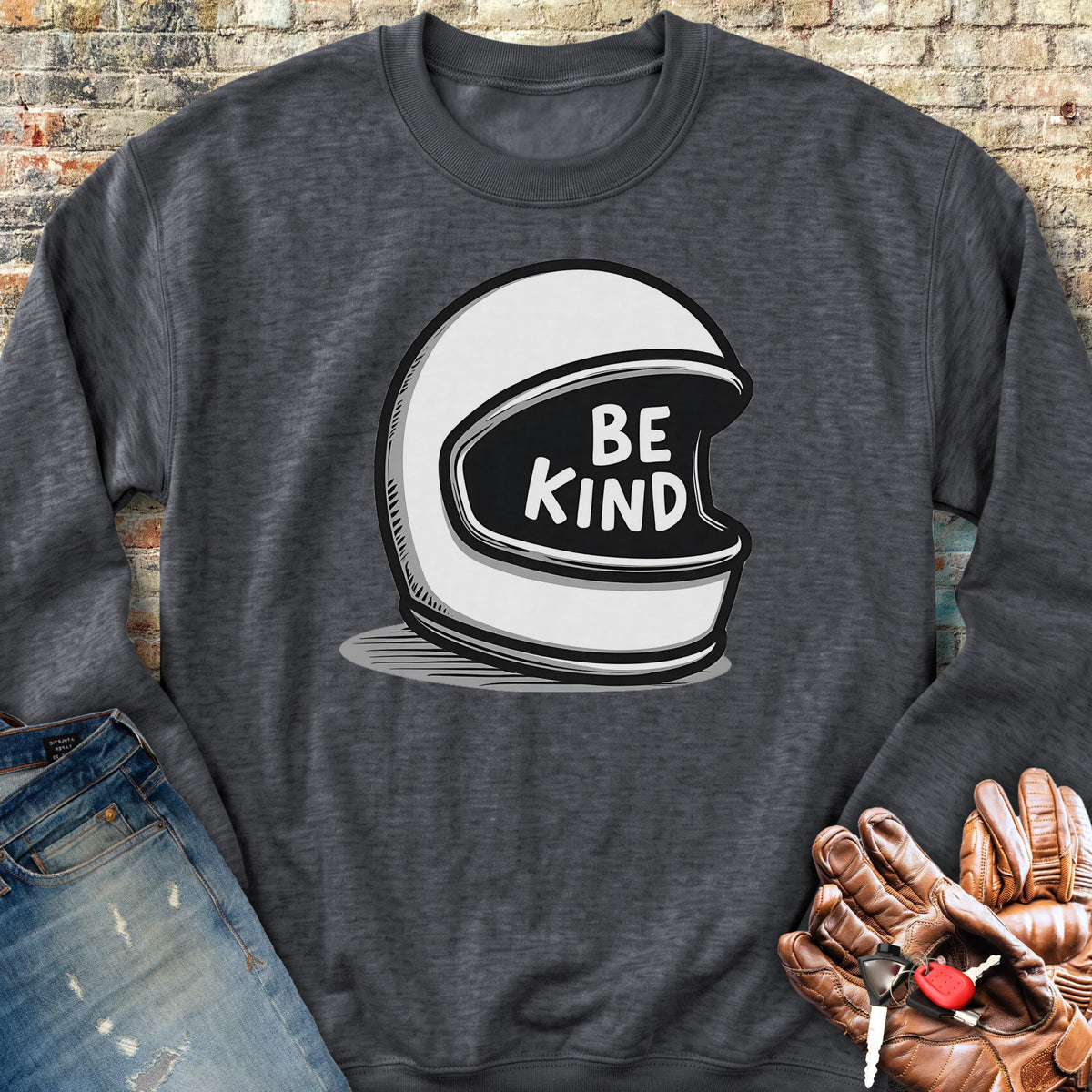Be Kind Sweatshirt - Dark Heather