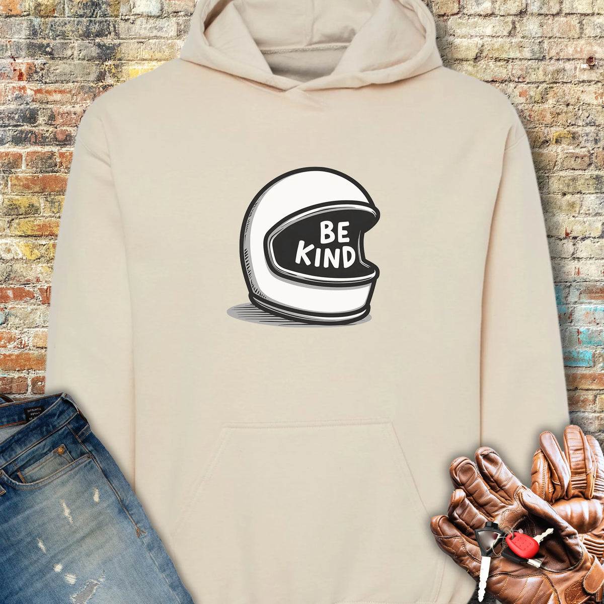 Be Kind Hoodie - Sand