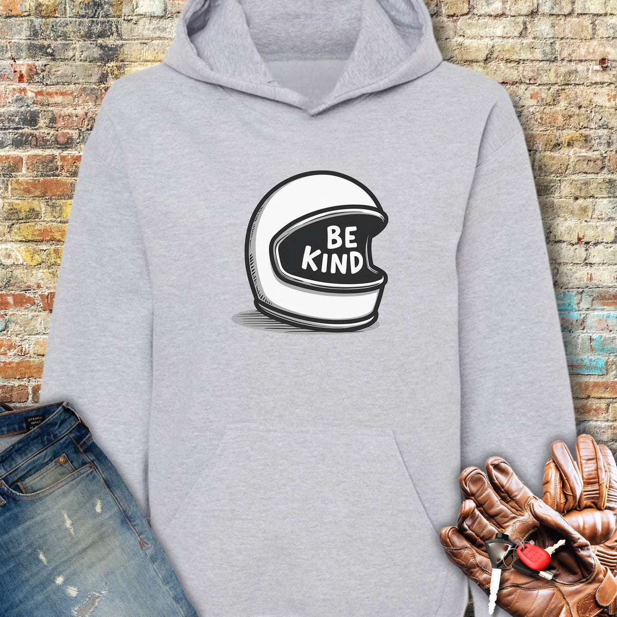 Be Kind Hoodie - Sport Grey