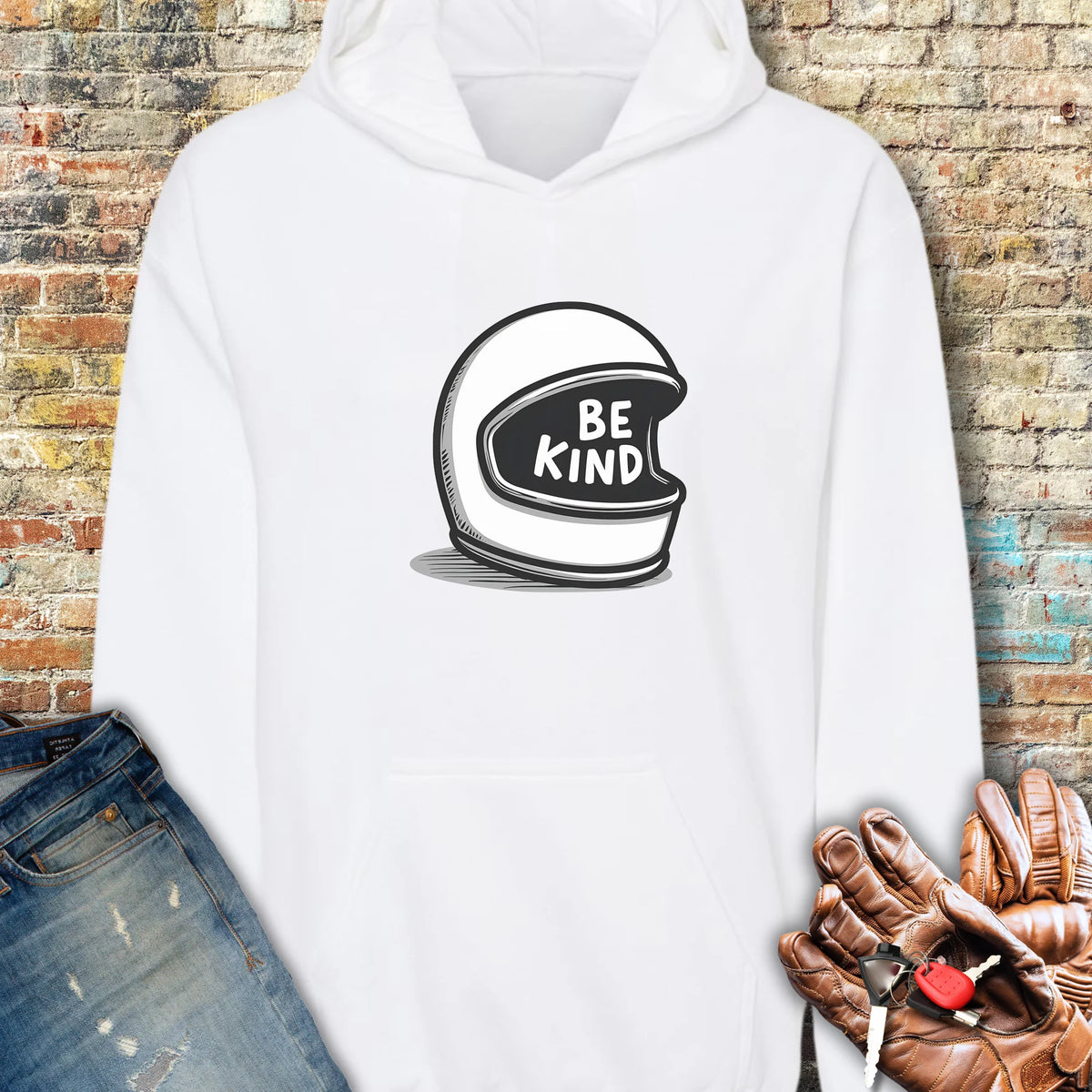 Be Kind Hoodie - White