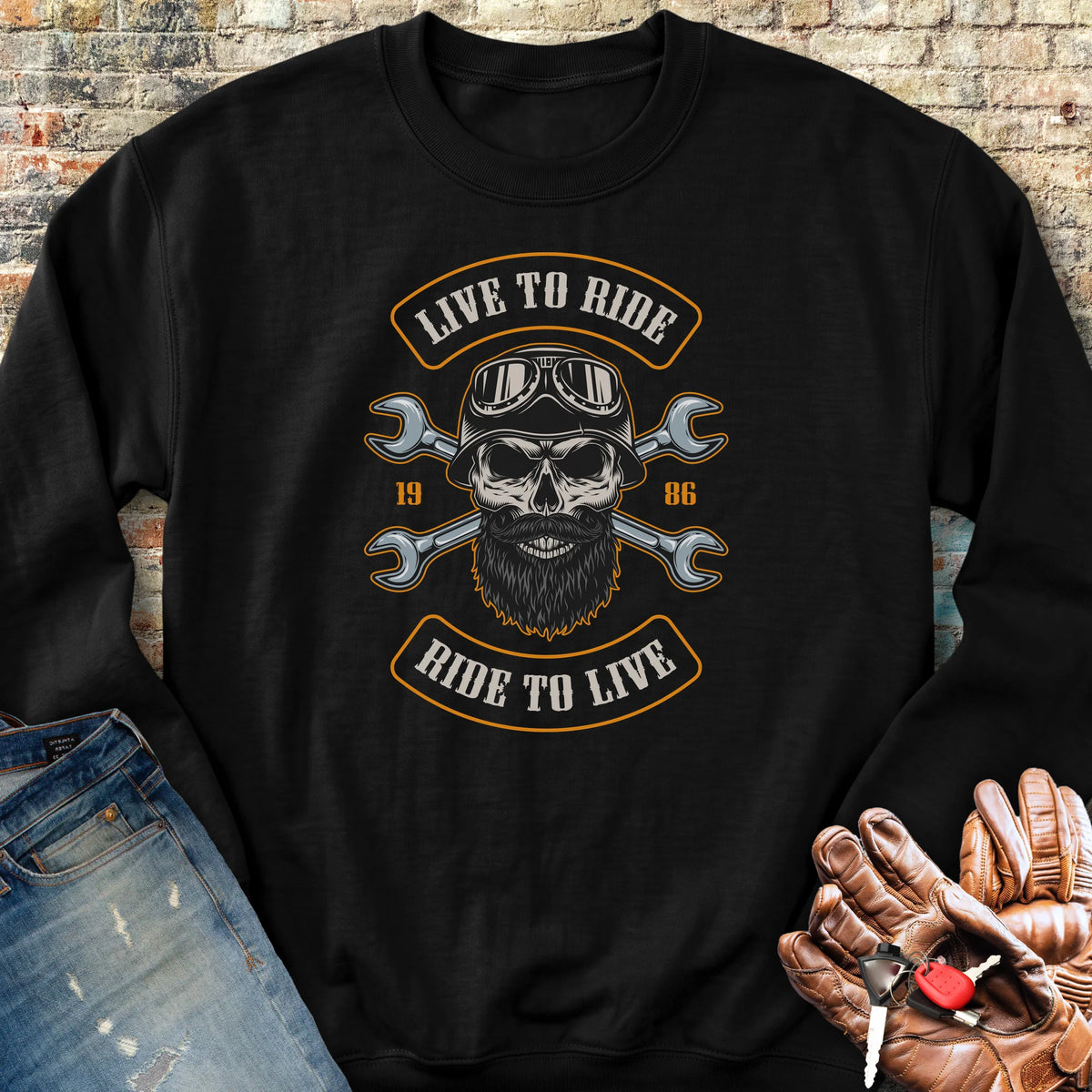Beard Sweatshirt - Black