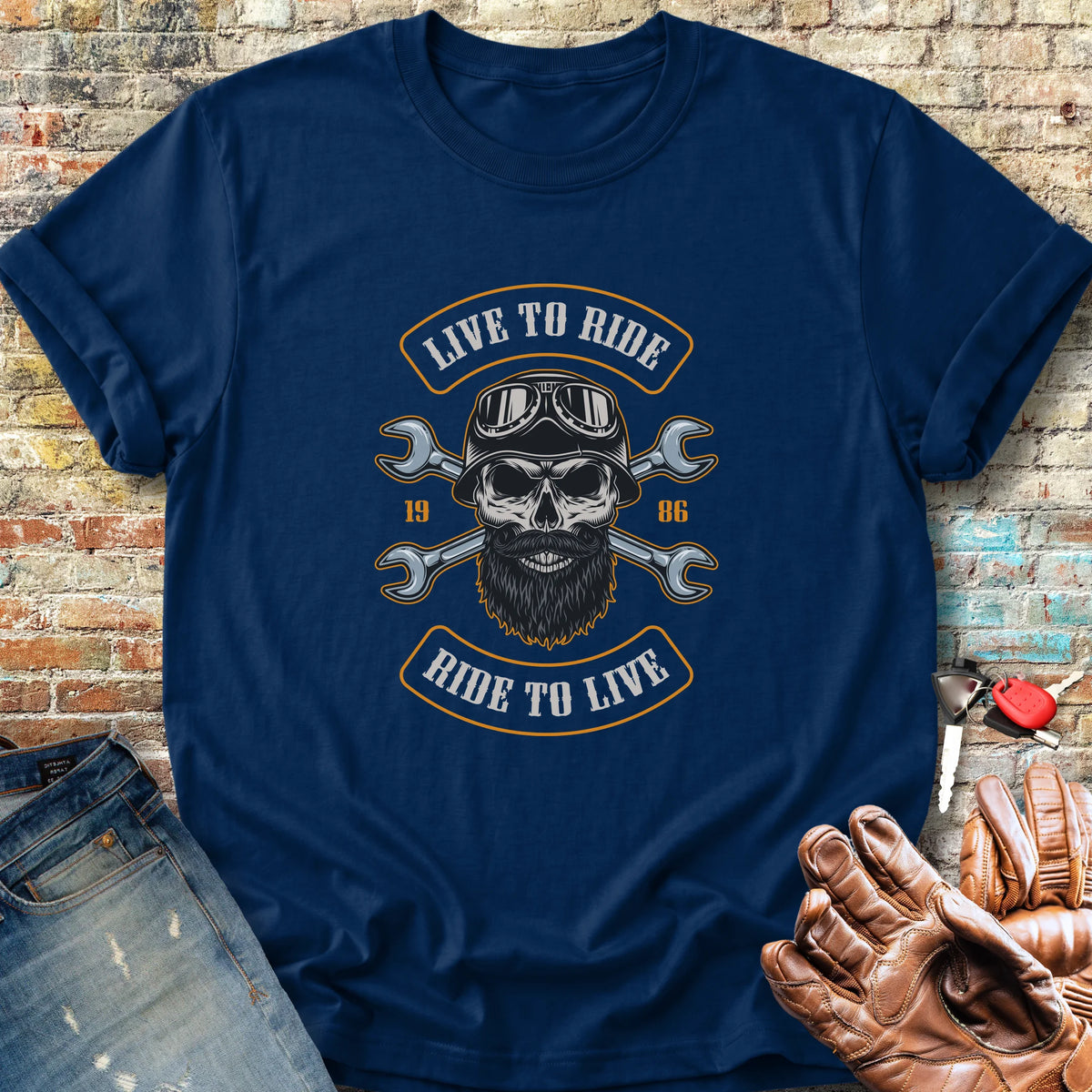 Beard Classic T-Shirt - Navy