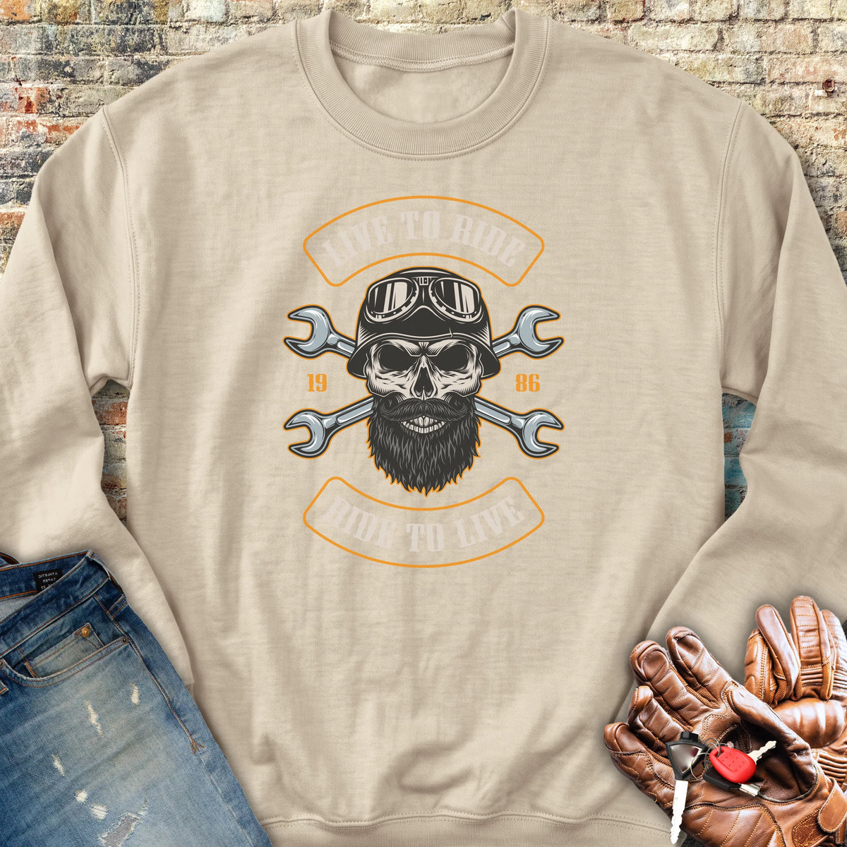 Beard Sweatshirt - Sand