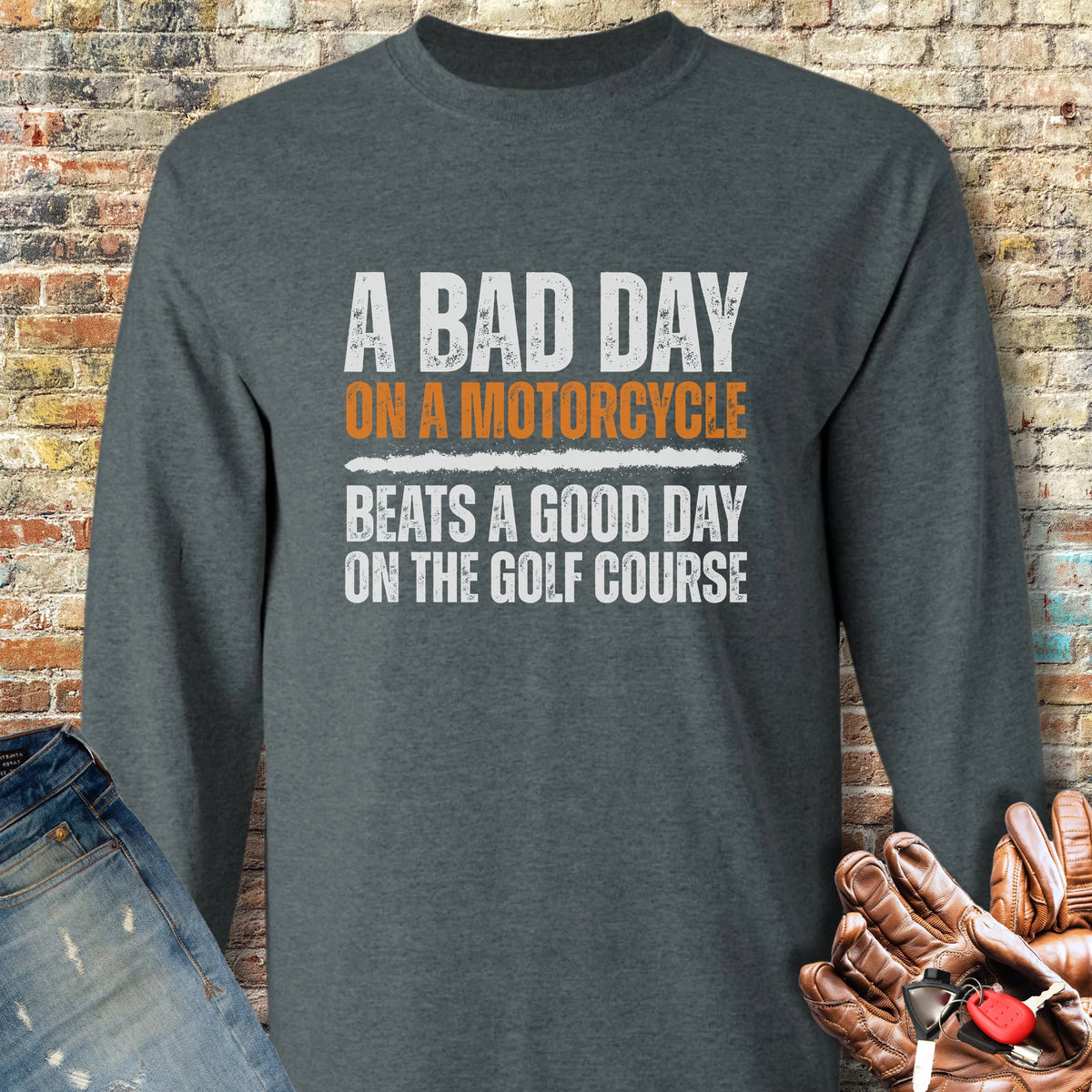 Beats Golf Long Sleeve T-Shirt - Dark Heather