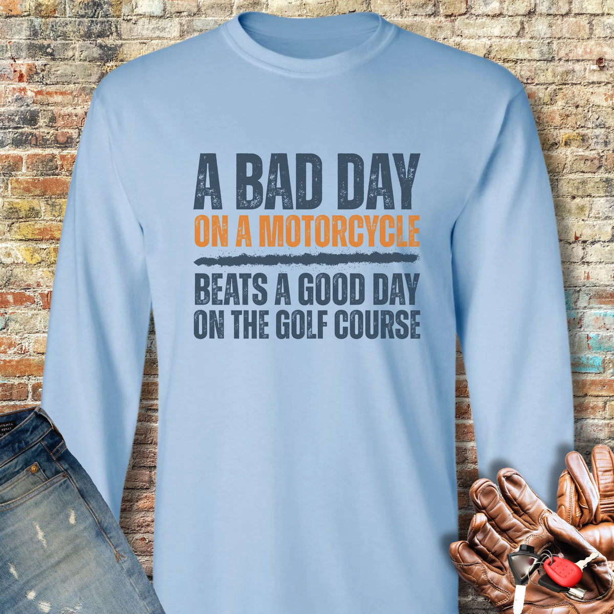 Beats Golf Long Sleeve T-Shirt - Light Blue