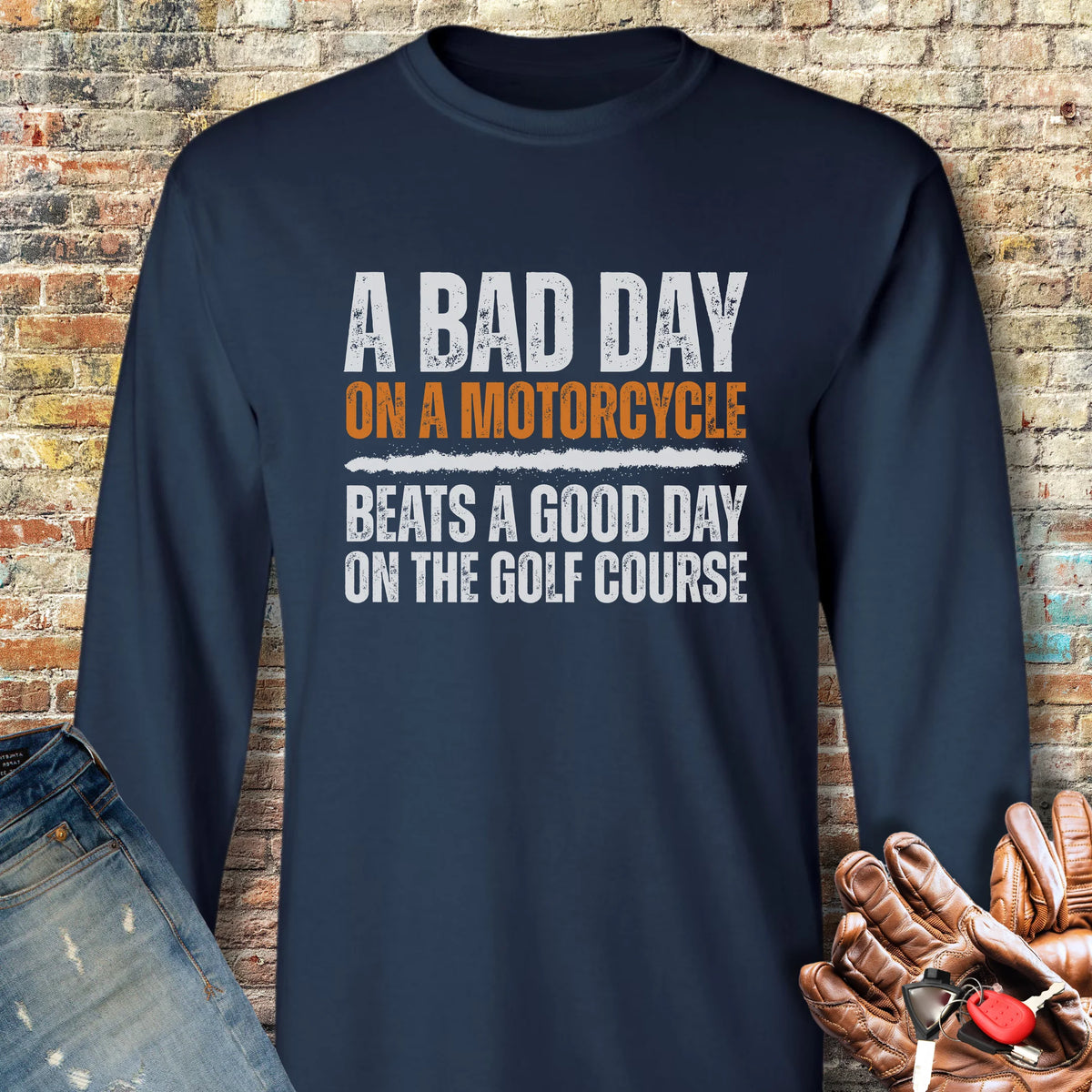 Beats Golf Long Sleeve T-Shirt - Navy
