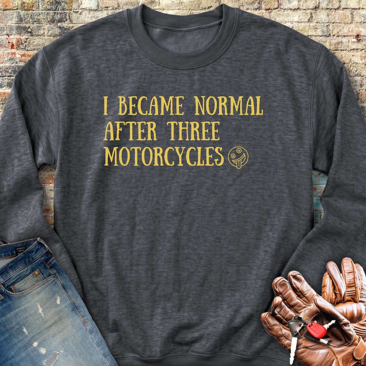 Becoming Normal Sweatshirt - Dark Heather