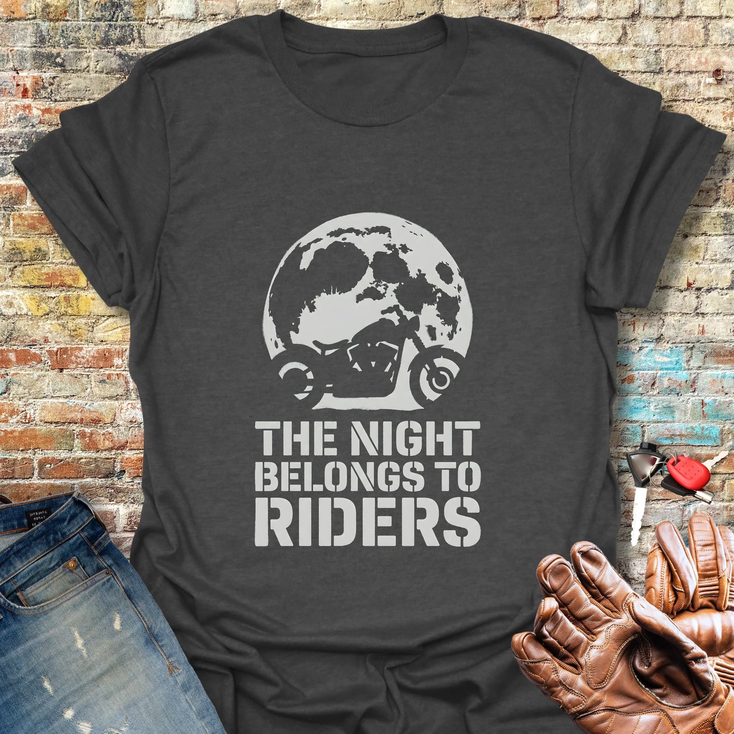 Belongs To Riders T-Shirt - Dark Heather