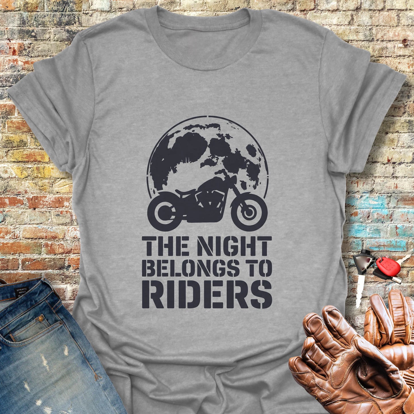 Belongs To Riders T-Shirt - Sport Grey