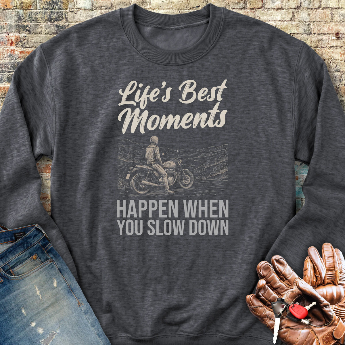 Best Moments Sweatshirt - Dark Heather