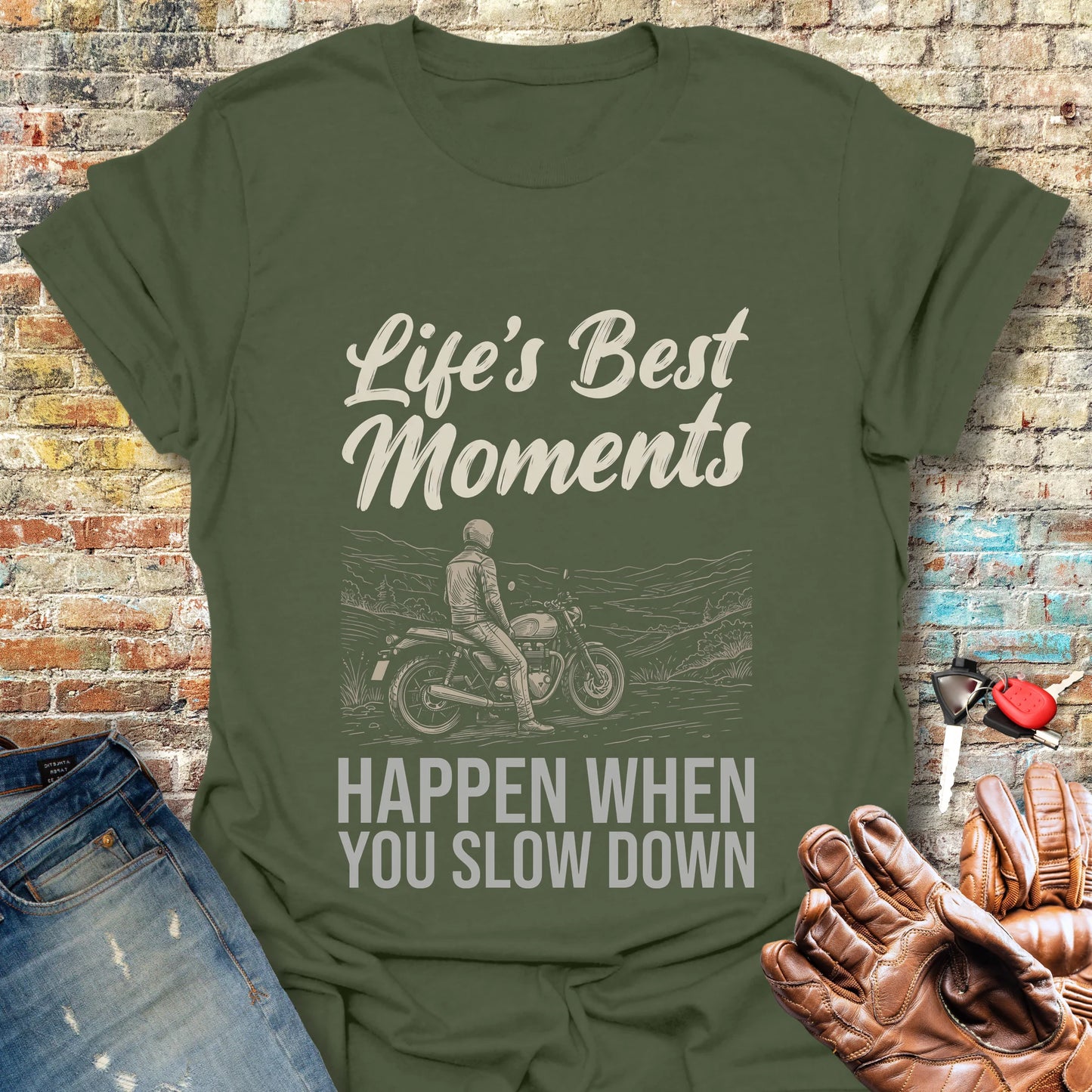 Best Moments T-Shirt - Military Green