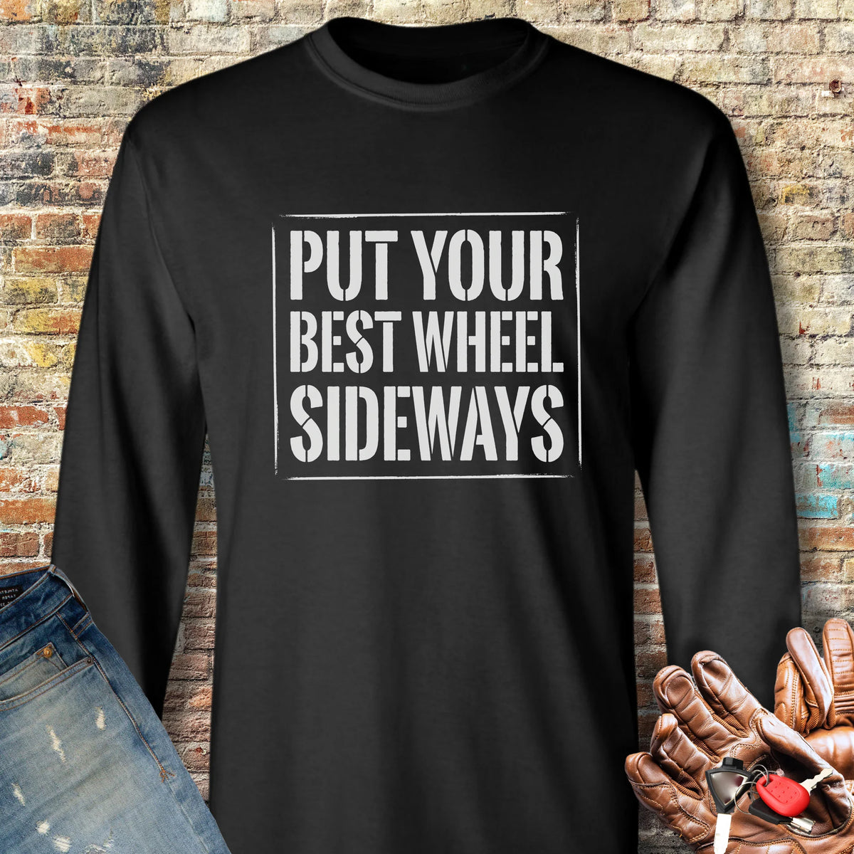 Best Wheel Long Sleeve T-Shirt - Black