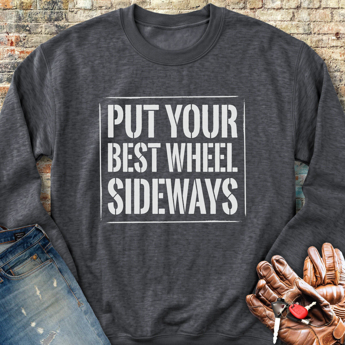 Best Wheel Sweatshirt - Dark Heather