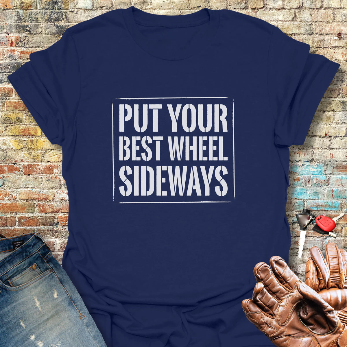 Best Wheel Softstyle T-Shirt - Navy