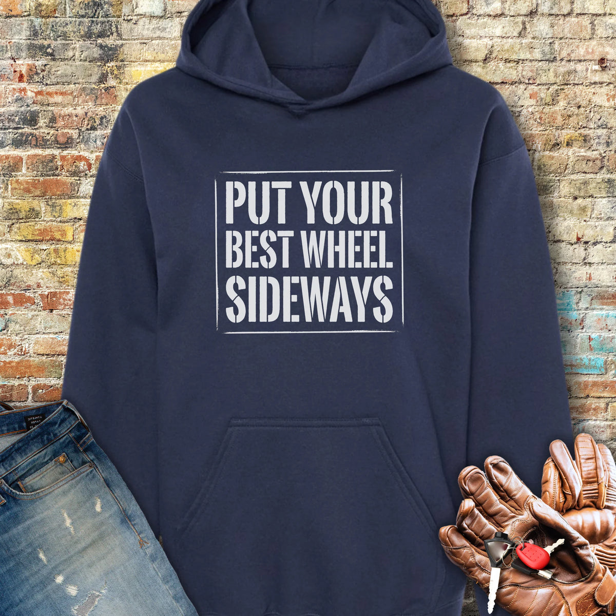 Best Wheel Hoodie - Navy