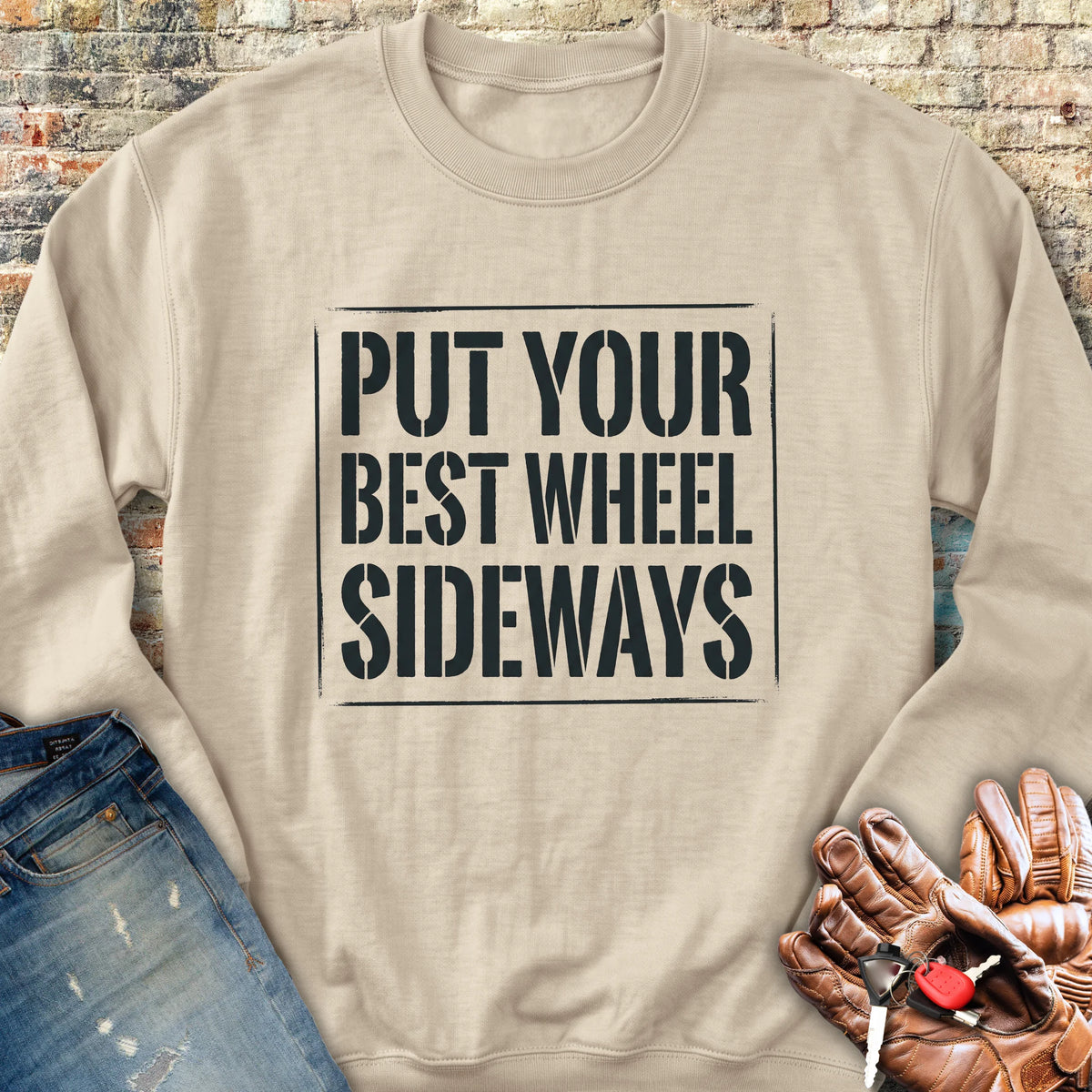 Best Wheel Sweatshirt - Sand