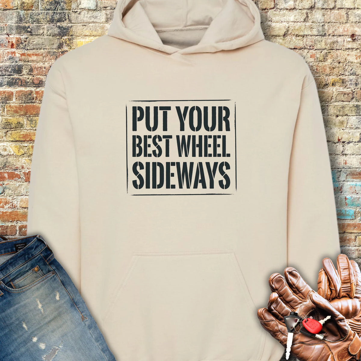 Best Wheel Hoodie - Sand