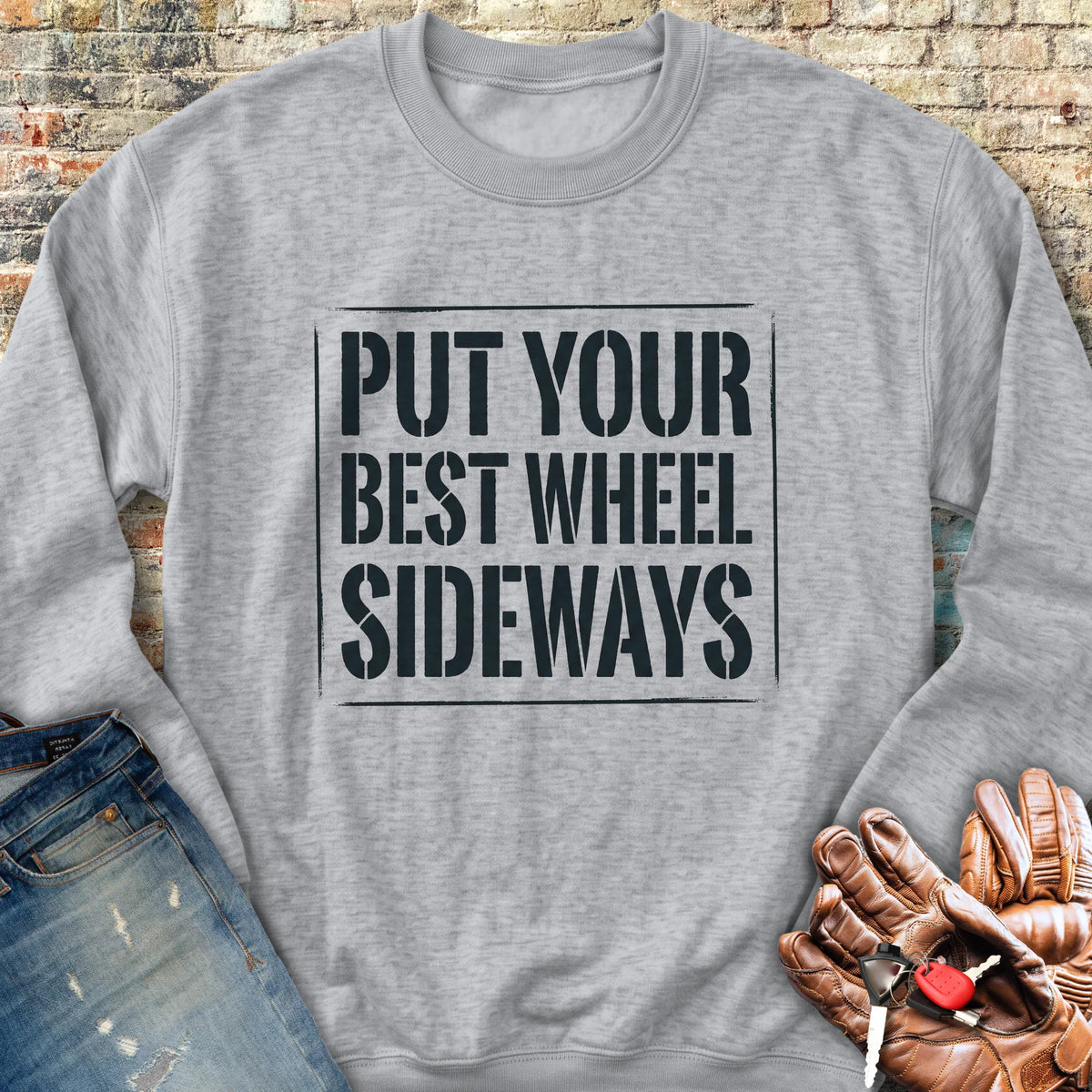 Best Wheel Sweatshirt - Sport Grey