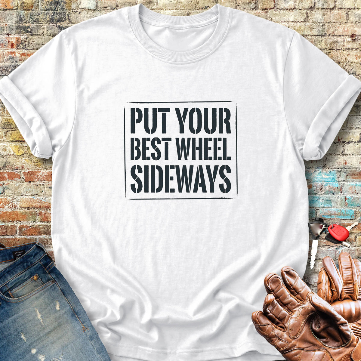Best Wheel Classic T-Shirt - White
