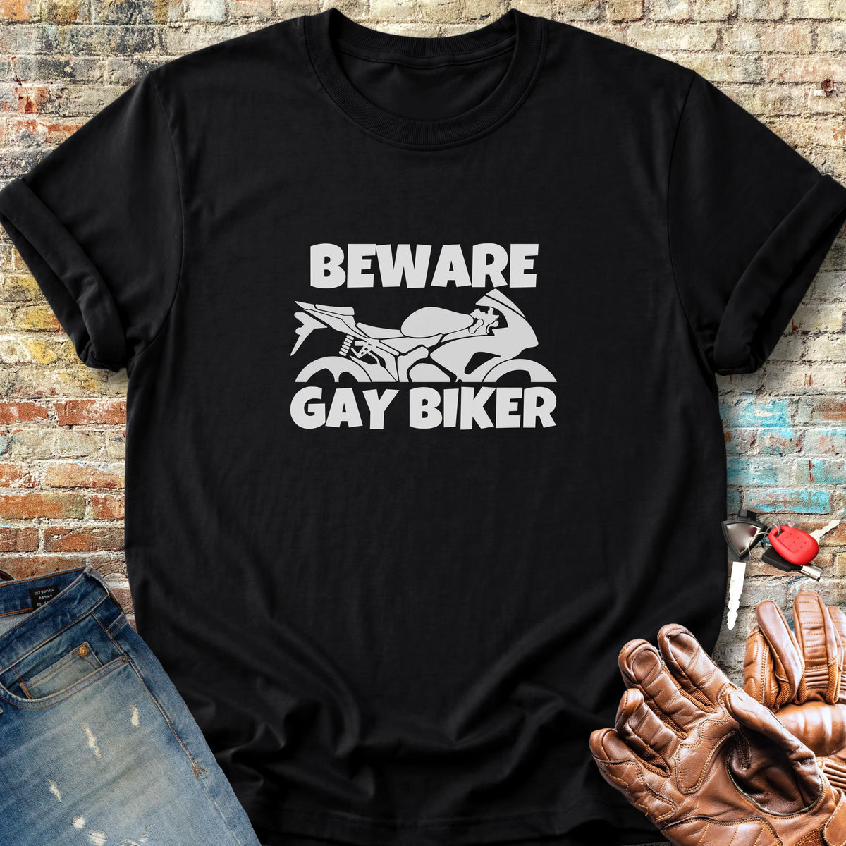 Beware Classic T-Shirt - Black