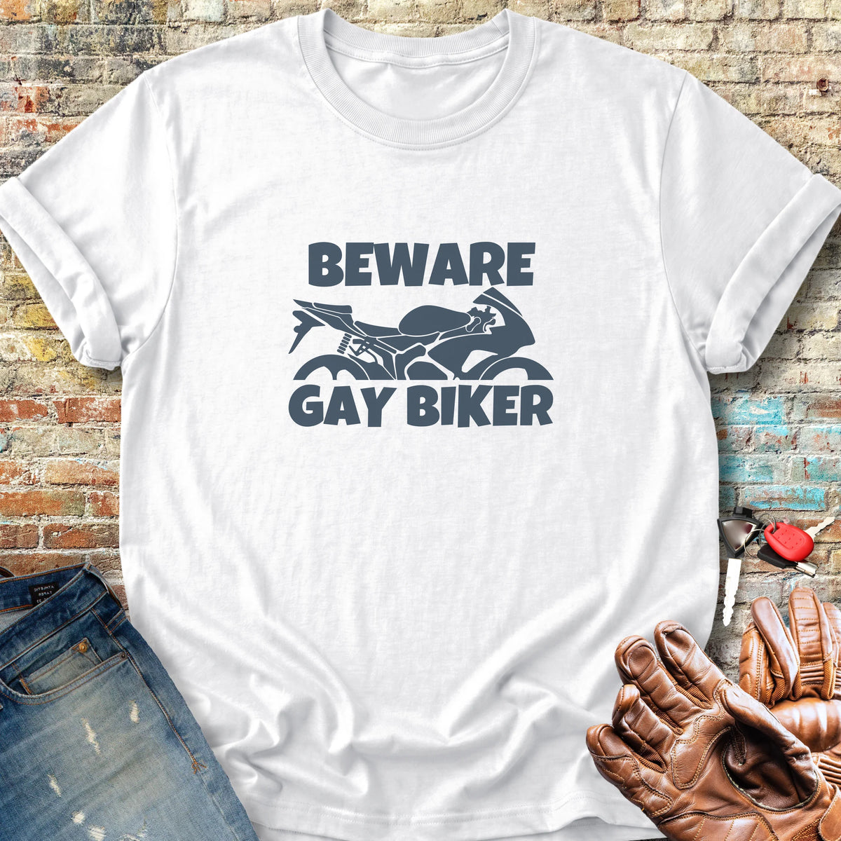 Beware Classic T-Shirt - White