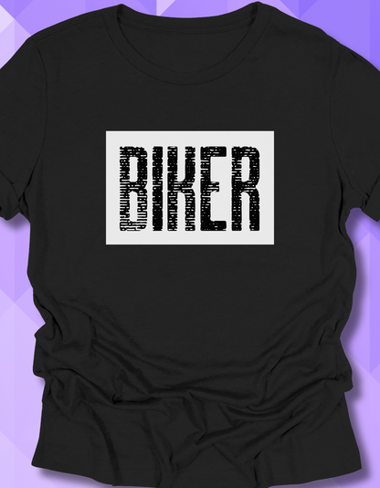 BIKER in White (Women's Fit)