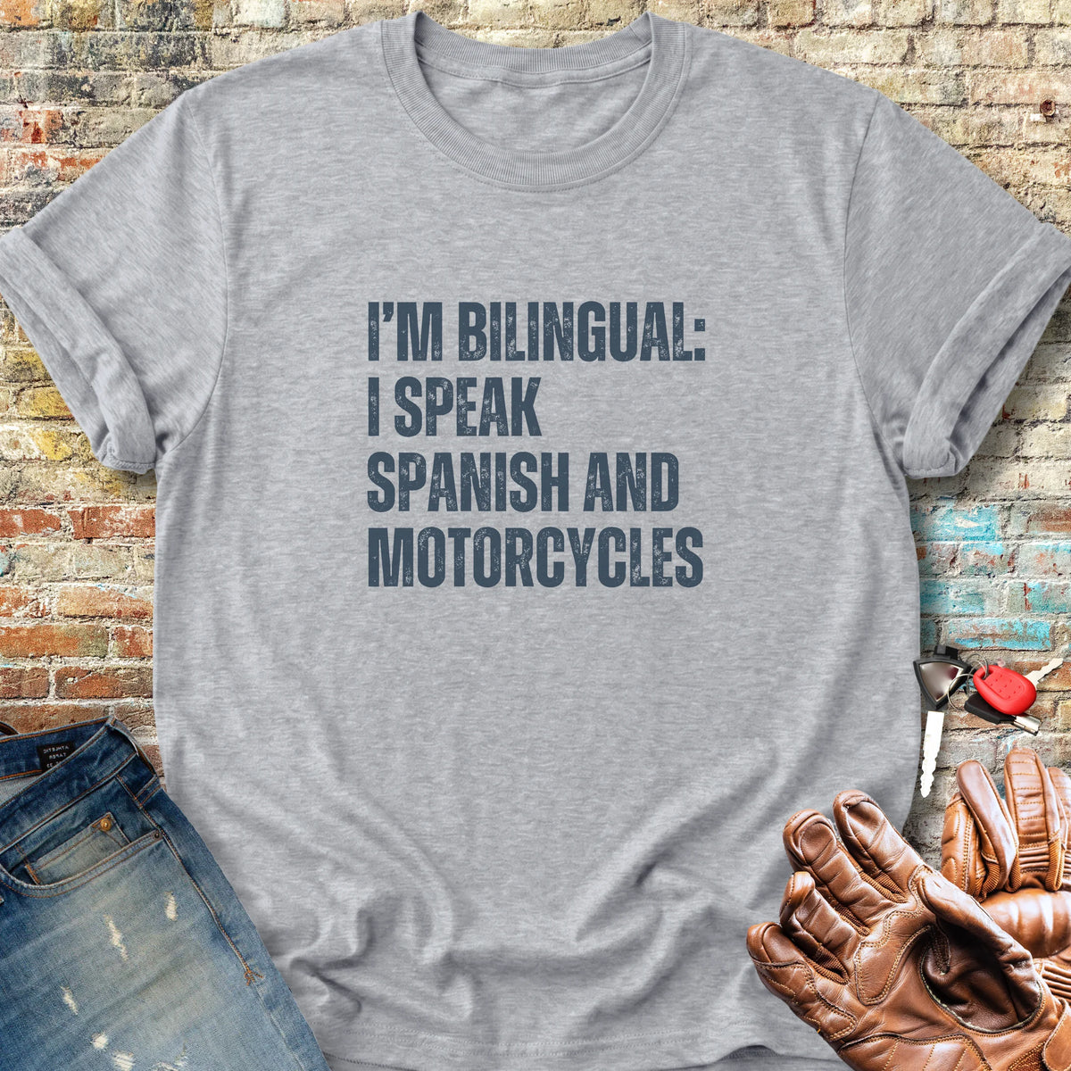 Bilingual Spanish Classic T-Shirt - Sport Grey