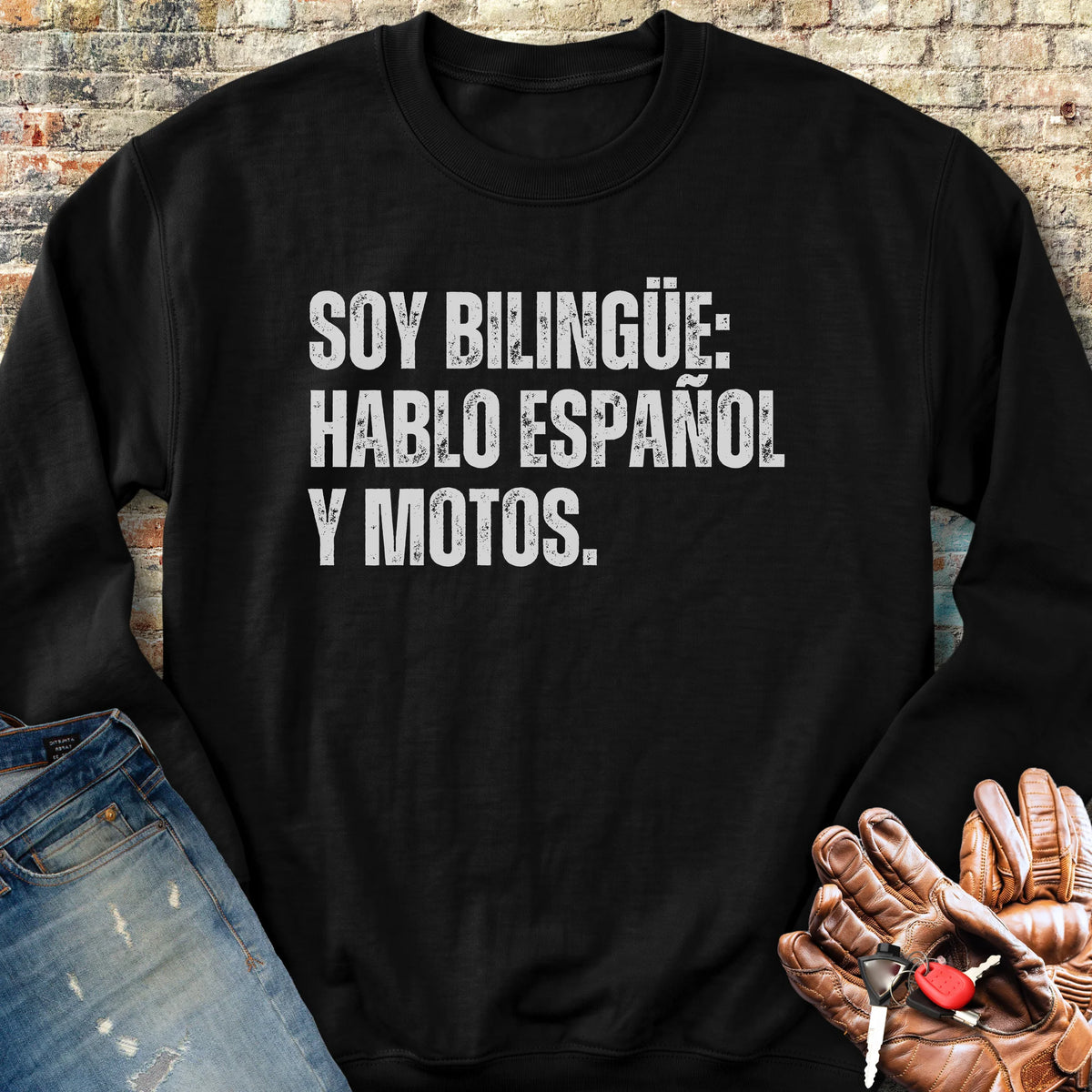 Bilingue Espanol Sweatshirt - Black