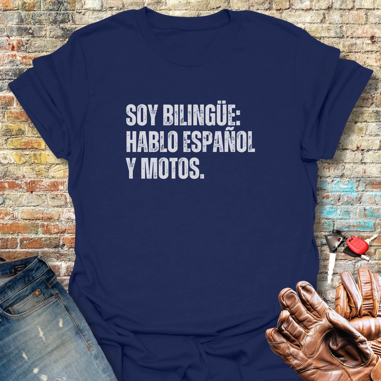Bilingue Espanol T-Shirt - Navy