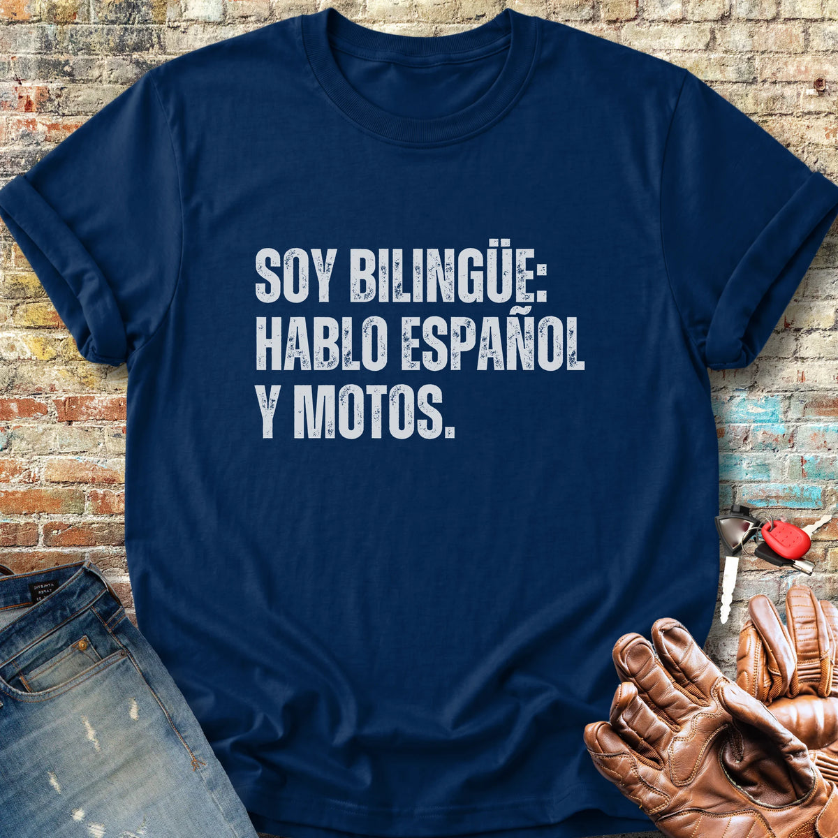 Bilingue Espanol Classic T-Shirt - Navy