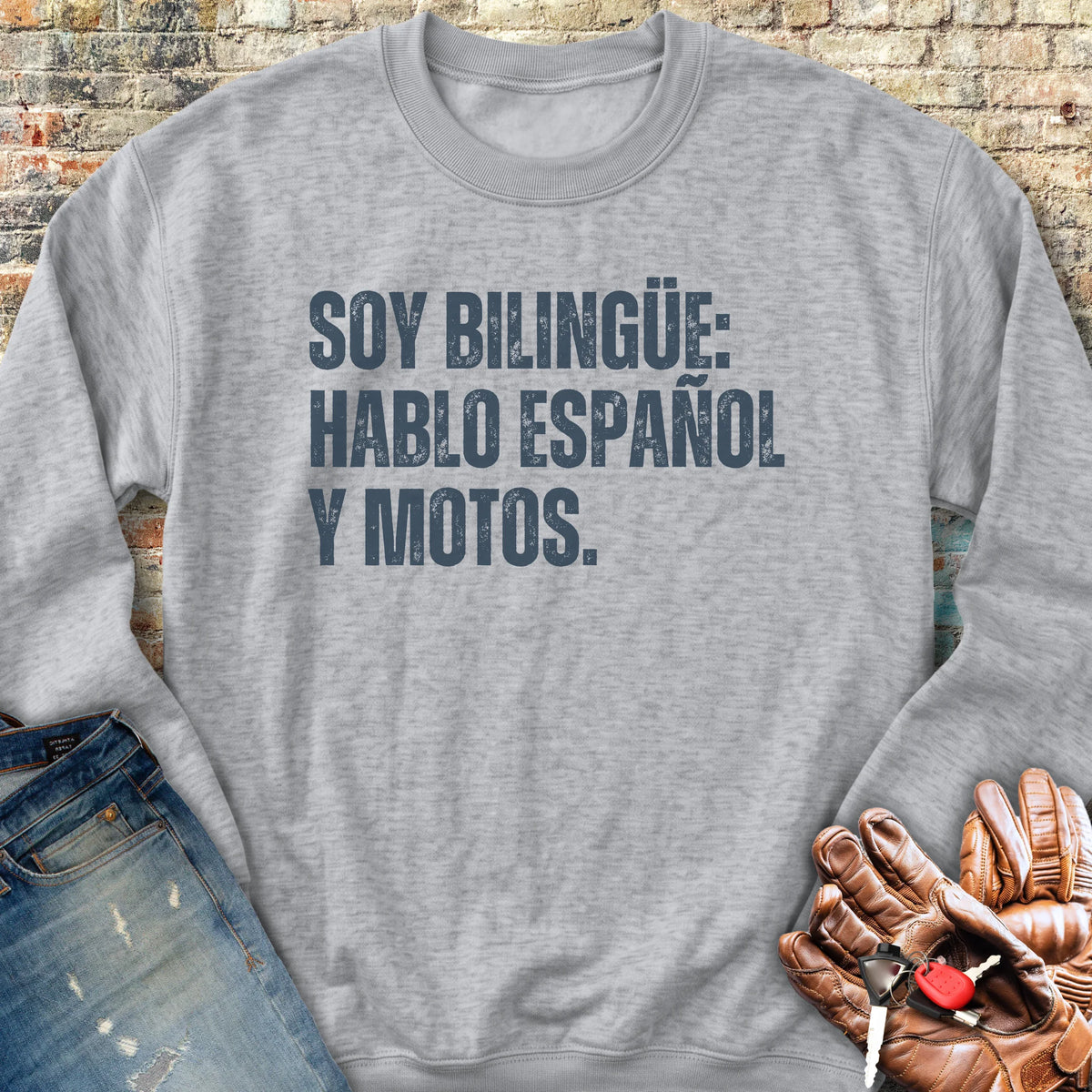 Bilingue Espanol Sweatshirt - Sport Grey