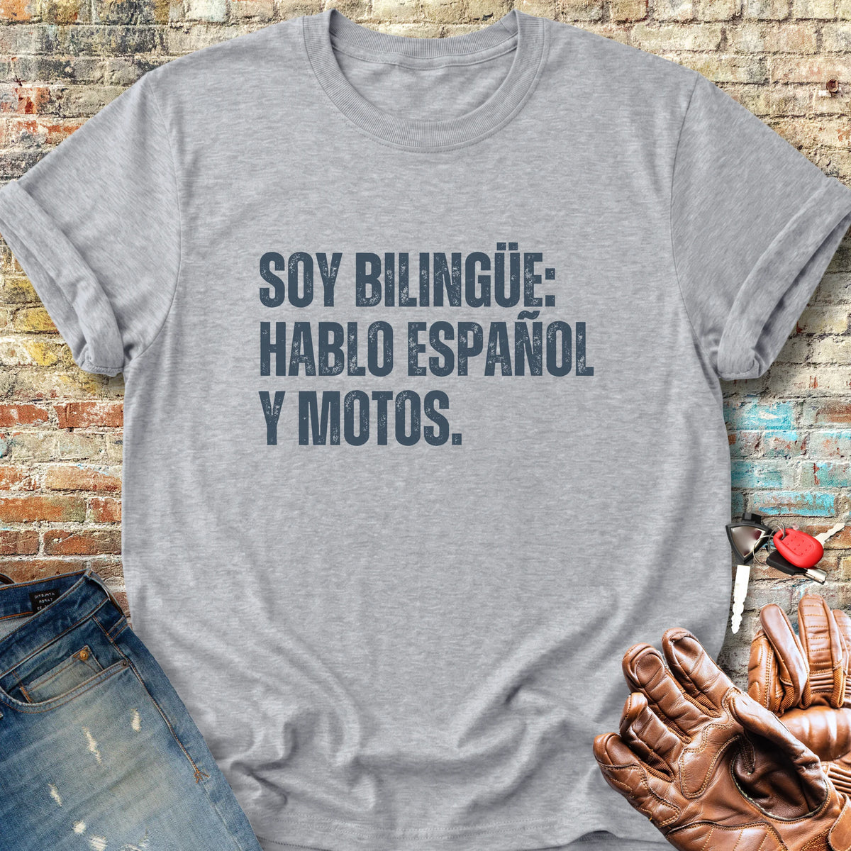 Bilingue Espanol Classic T-Shirt - Sport Grey
